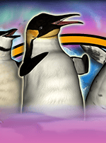 Lucky 3 Penguins-bg