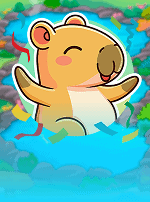 3 Capybaras-bg