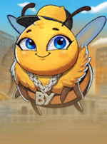 Honey Rush Black and Yellow-bg